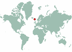 Faroe Islands in world map